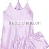 Women Sexy 2017 Hot Sale Silk-Satin Pajamas Set of Soft Feeling thumbnail-5