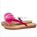 The New Fur Ball Thongs Sandals thumbnail-5