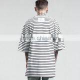 Stripe Cotton Short Sleeves t Shirt for Men thumbnail-4