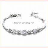 925 Silver Bracelet With Crystal M3013 thumbnail-1