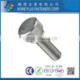 ANSI Stainless Steel Knurled Thumb Screw Plain thumbnail-6