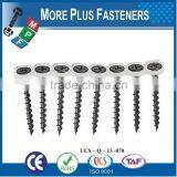 Made in Taiwan Phillips Bugle Head Coarse or Fine Thread Sharp Point Drywall Screw Collated in Plastic Strips thumbnail-4