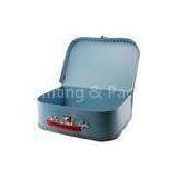 For Children Cardboard Mini Suitcase Gift Box With Metal Closure and Handle