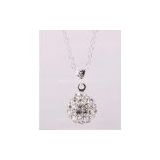 shamballa pendant silver jewelry #01