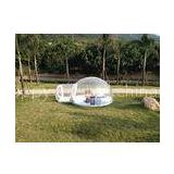 Durable 0.6 And 0.8mm PVC Inflatable Party Tent For Relax Transparent
