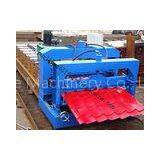Metal Roof / Color Steel Glazed Tile Roll Forming Machine , Roofing Tile Cold Making Machine