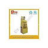 Makeup Recycled Cardboard Display Stands , Foldable Display Racks
