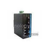 10/100Base-TX Fiber Ethernet Switches 4 Port With FCC Part 15 Class B
