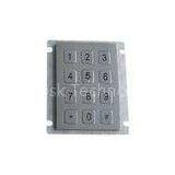 IP65 dynamic rated vandal proof Vending Machine Keypad with short stroke with 12 keys