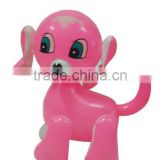 Retail lovely dog shape cartoon pvc kid toys,Inflatable aniaml pvc toys
