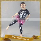 Carnival Black Skeleton Costume Halloween