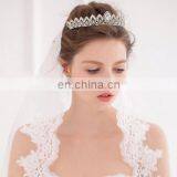 Unique Design Retro Alloy Diamond Crown Wedding Headdress thumbnail-3