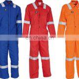 100% Cotton Safety Flame Fire Retardant Workwear Coverall Suit Hot Sale Coverall Of Orange Colors For Reflective Safety Coverall thumbnail-4