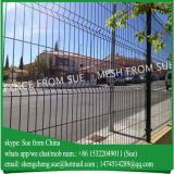 Powder coated black color wire fence used for park