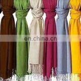 Pashmina Shawls 45% Silk 55% Pashmina Kashmir Viscose thumbnail-6
