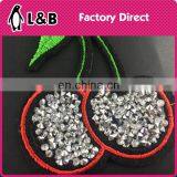 2017 Rhinestone/beads Letter Wing Shoe Glass A Embroidery Clothing Patches Iron on Chenille Letter Patches thumbnail-6