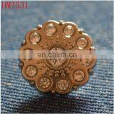 Diamond Rhinestone Jeans Button