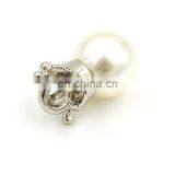 White Pearl Fashionable Special Design Fancy Plastic Buttons for Children's Clothing thumbnail-2