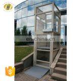 7LSJW Shandong SevenLift Indoor Hydraulic High Floor Hospital Wheelchair Elevator thumbnail-5