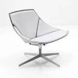 Modern design aluminium legs fiber glass leisure living room chair