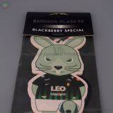 Double-side Printing Animal Pattern Also OEM Any Design You Like Aroma Paper Car Air Freshener thumbnail-2