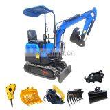 China Mini Excavators Minibagger Used 1 Ton China Import for Sale Preise thumbnail-2