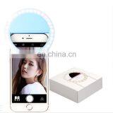 Portable Fill Light Usb Beauty Circle Clip On Mobile Phone Photography Micro Camera Led Flash Ring Selfie Light thumbnail-2