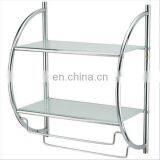High Quality Wall Mounted Bathroom Glass Shelf thumbnail-6