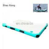 DWF Plastic Inflatable Water Floating Swim Fishing Camping Pontoon Platform Air Deck Drop-Stitch Basking Dock for Sale thumbnail-2