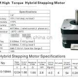 MBI-4240 12V HOTSELLING 1.8degree NEMA 17 Mini Stepping Motor Hybrid Stepper Motor thumbnail-5