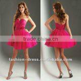 Short A-line Swetheart Chiffon Sexy Girl Party Dress Cocktail Dress thumbnail-1