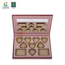 Custom Empty Makeup Cardboard Eyeshadow Palette Wholesale Eye Makeup Magnetic Eyeshadow Palette Private Label Cruelty Free thumbnail-2