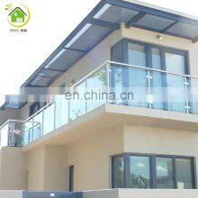 Factory Price Stainless Steel Channel Handrai Balcony Balustrade Steel Cupboard Price Glass Railing Designs thumbnail-3