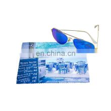 Sublimation Custom Print Microfiber Glasses Cleaning Cloth for Sale