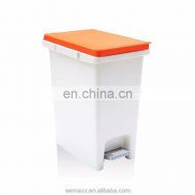 Square Kitchen Plastic Foot Step Pedal Waste Bin pp Pedal Bin Cheap Price Kitchen Waste Bin thumbnail-3