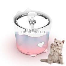 Noiseless Cat Drinking Fountain Drink Well 1.4L Cat Water Fountain With Intelligent Pump and LED Indicator Pet Water Bowl
