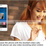 Smart Wifi Video Door Phone With 110 Degree Angle Lens, Support Both IOS and Android App for Remote Control