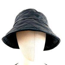 FASHION LADIES' GENUINE SHEEPSKIN LEATHER BUCKET HATS thumbnail-1