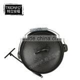 Round Pre-seasoned Cast Iron Camping Dutch Oven thumbnail-4