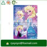 Snow Frozen L Shape a4 Size Plastic Clear Document Holder for Advertising