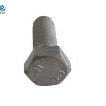 Hot Dip Galvanized Hex Head Bolt High Strength Carbon Steel Bolt Full Thread thumbnail-3