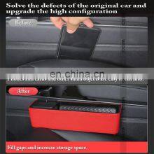 Car Seat Gap Filler Car Seat Slot Storage Box For Tesla Model 3/Y Armrest Storage Box Auto Accessories Pars thumbnail-4
