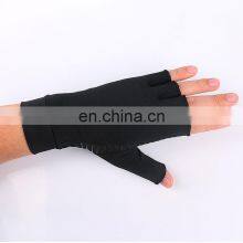Copper Infused Compression Therapy Reducing Swelling Fingerless Pain Relief Arthritis Gloves thumbnail-5