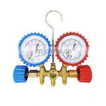 CT-536 A Brass Manifold Gauge Set HVAC Refrigeration System Auto Air Conditioner AC Charging Manifold Hvac Manifold Gauge thumbnail-1