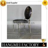 Crocodile Round Back Chair With Stainless Steel Frame thumbnail-2
