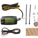 Digital LCD Tachometer Hour Meter Thermometer Temperature Meter for Gas UTV ATV Outboard Buggy Tractor JET SKI Paramotor thumbnail-2