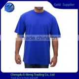 Wholesale Men High Quality Tall Tshirt Blue Color