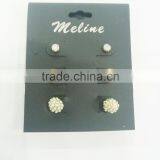 TRIO EARRING,COLOR ACRYLIC,BALL,FIREBALL thumbnail-2