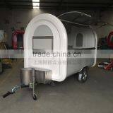7.6*5.5ft White Food Cart Trailer Mobile Food Cart Mobile Food Trucks Food Cart thumbnail-1