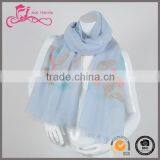 2016 Top Fashion Double Printing Paper Printing TR Cotton Scarf Factory Hot Sell Malaysia Arab Hijab Scarf thumbnail-1